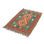 Etnikai Kilim szőnyeg 98x64 kézi szövésű afgán gyapjú kilim