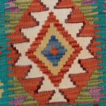 Etnikai Kilim szőnyeg 98x64 kézi szövésű afgán gyapjú kilim