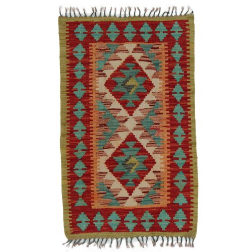 Chobi Kilim szőnyeg 107x66 kézi szövésű afgán gyapjú kilim