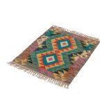 Kilim szőnyeg Chobi 79x62 kézi szövésű afgán gyapjú kilim