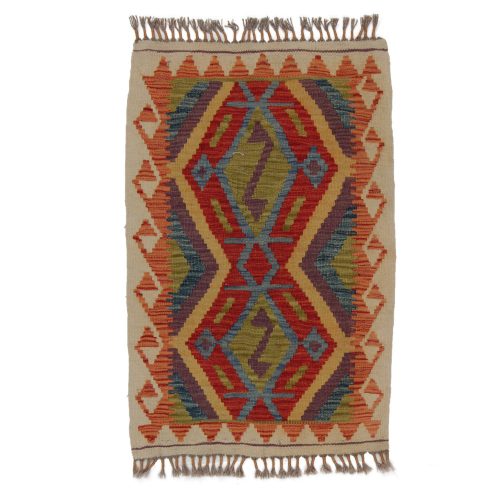 Afgán Kilim szőnyeg Chobi 59x92 kézi szövésű etnikai kilim