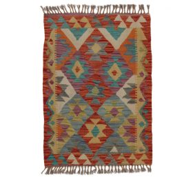   Kilim szőnyeg Chobi 65x89 kézi szövésű afgán gyapjú kilim