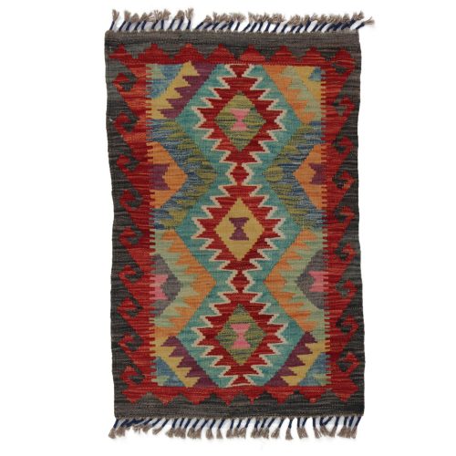 Afgán Kilim szőnyeg Chobi 59x91 kézi szövésű etnikai kilim