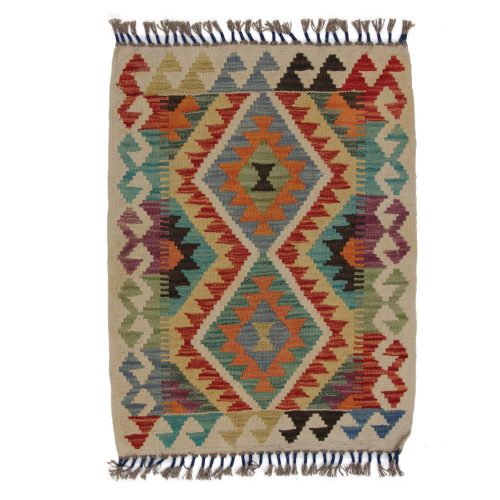 Kilim szőnyeg Chobi 65x85 kézi szövésű afgán gyapjú kilim