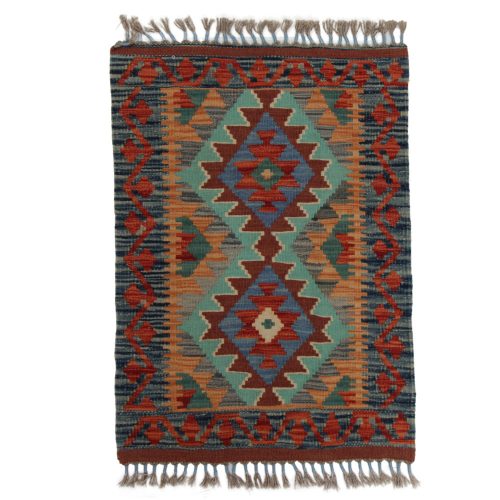 Kilim szőnyeg Chobi 87x60 kézi szövésű afgán gyapjú kilim