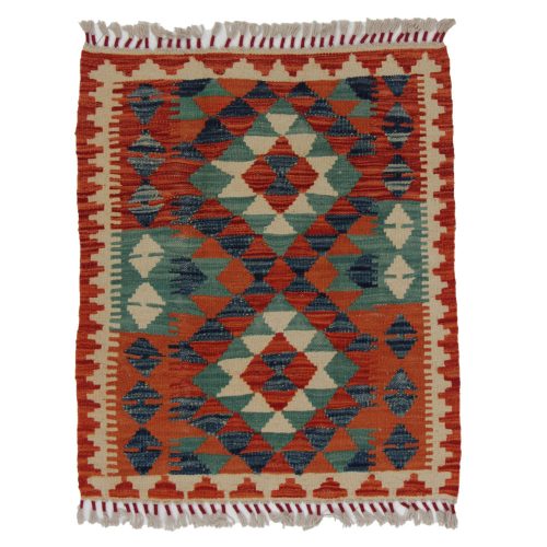 Kilim szőnyeg Chobi 84x70 kézi szövésű afgán gyapjú kilim