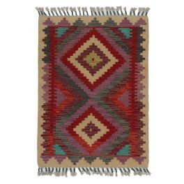   Kilim szőnyeg Chobi 82x58 kézi szövésű afgán gyapjú kilim