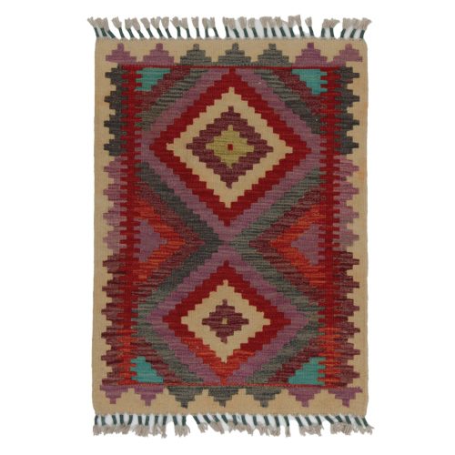 Kilim szőnyeg Chobi 82x58 kézi szövésű afgán gyapjú kilim