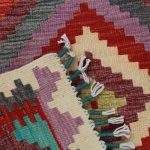 Kilim szőnyeg Chobi 82x58 kézi szövésű afgán gyapjú kilim