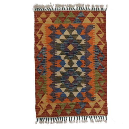 Kilim szőnyeg Chobi 84x58 kézi szövésű afgán gyapjú kilim