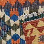 Kilim szőnyeg Chobi 84x58 kézi szövésű afgán gyapjú kilim