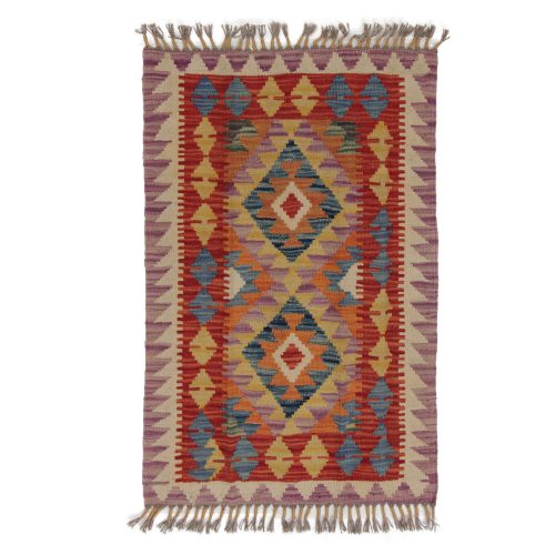 Kilim szőnyeg Chobi 91x60 kézi szövésű afgán gyapjú kilim