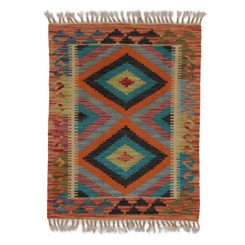 Kilim szőnyeg Chobi 77x60 kézi szövésű afgán gyapjú kilim