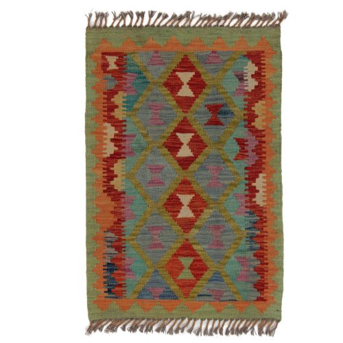 Etnikai Kilim szőnyeg 95x64 kézi szövésű afgán gyapjú kilim