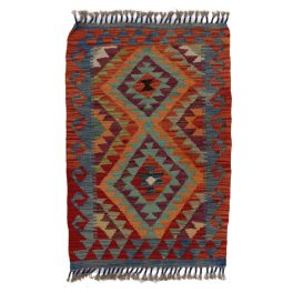   Kilim szőnyeg Chobi 91x62 kézi szövésű afgán gyapjú kilim