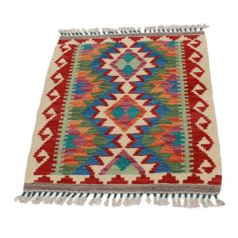   Kilim szőnyeg Chobi 86x61 kézi szövésű afgán gyapjú kilim