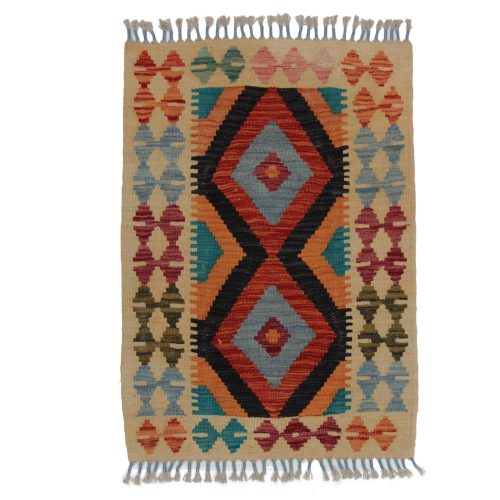 Kilim szőnyeg Chobi 64x91 kézi szövésű afgán gyapjú kilim