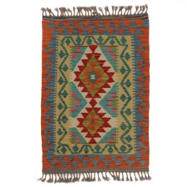   Kilim szőnyeg Chobi 66x94 kézi szövésű afgán gyapjú kilim