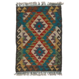   Kilim szőnyeg Chobi 85x60 kézi szövésű afgán gyapjú kilim