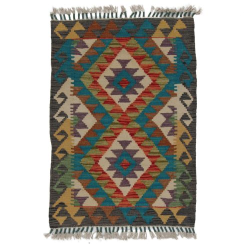 Kilim szőnyeg Chobi 85x60 kézi szövésű afgán gyapjú kilim