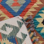 Kilim szőnyeg Chobi 85x64 kézi szövésű afgán gyapjú kilim