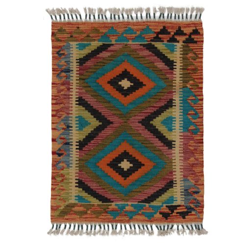 Kilim szőnyeg Chobi 62x81 kézi szövésű afgán gyapjú kilim