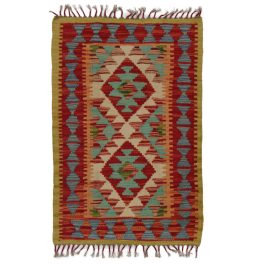   Kilim szőnyeg Chobi 68x103 kézi szövésű afgán gyapjú kilim