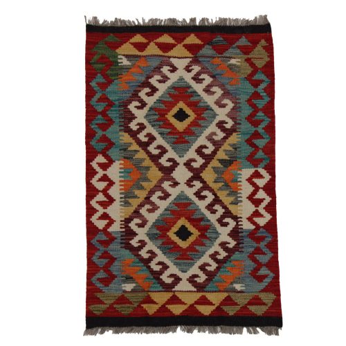 Kilim szőnyeg Chobi 61x97 kézi szövésű afgán gyapjú kilim