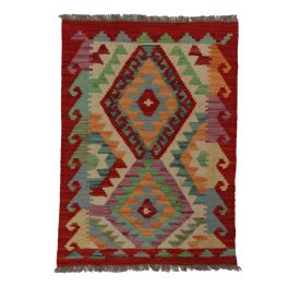   Kilim szőnyeg Chobi 67x92 kézi szövésű afgán gyapjú kilim