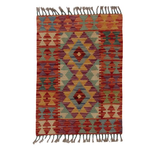 Kilim szőnyeg Chobi 81x59 kézi szövésű afgán gyapjú kilim