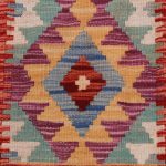 Kilim szőnyeg Chobi 81x59 kézi szövésű afgán gyapjú kilim