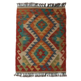   Kilim szőnyeg Chobi 79x60 kézi szövésű afgán gyapjú kilim