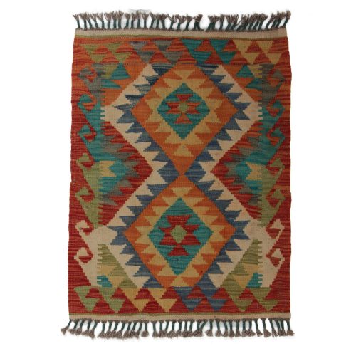 Kilim szőnyeg Chobi 79x60 kézi szövésű afgán gyapjú kilim