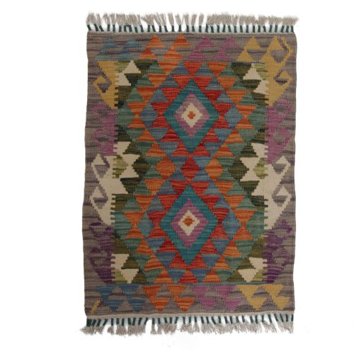 Kilim szőnyeg Chobi 82x62 kézi szövésű afgán gyapjú kilim