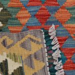 Kilim szőnyeg Chobi 82x62 kézi szövésű afgán gyapjú kilim