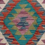 Kilim szőnyeg Chobi 92x63 kézi szövésű afgán gyapjú kilim
