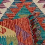 Kilim szőnyeg Chobi 92x63 kézi szövésű afgán gyapjú kilim