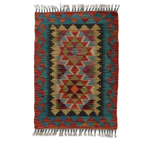 Kilim szőnyeg Chobi 86x62 kézi szövésű afgán gyapjú kilim