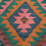 Kézi szövésű Kilim szőnyeg Chobi 62x91 afgán gyapjú kilim