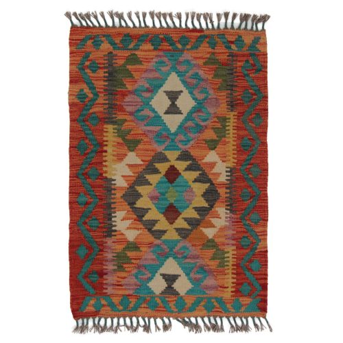 Kilim szőnyeg Chobi 89x62 kézi szövésű afgán gyapjú kilim