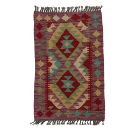   Afgán Kilim szőnyeg Chobi 58x90 kézi szövésű etnikai kilim