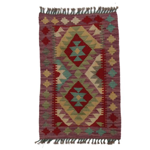 Afgán Kilim szőnyeg Chobi 58x90 kézi szövésű etnikai kilim