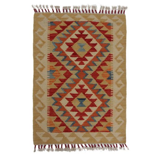 Kilim szőnyeg Chobi 90x64 kézi szövésű afgán gyapjú kilim