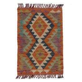   Afgán Kilim szőnyeg Chobi 59x84 kézi szövésű etnikai kilim