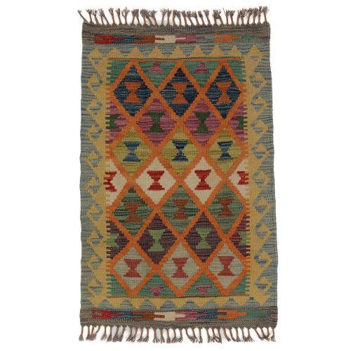 Kilim szőnyeg Chobi 65x98 kézi szövésű afgán gyapjú kilim