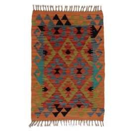   Kilim szőnyeg Chobi 88x60 kézi szövésű afgán gyapjú kilim