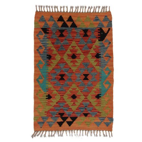 Kilim szőnyeg Chobi 88x60 kézi szövésű afgán gyapjú kilim