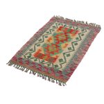 Kézi szövésű Kilim szőnyeg Chobi 62x96 afgán gyapjú kilim