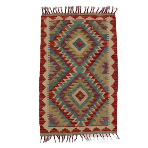 Kilim szőnyeg Chobi 60x92 kézi szövésű afgán gyapjú kilim