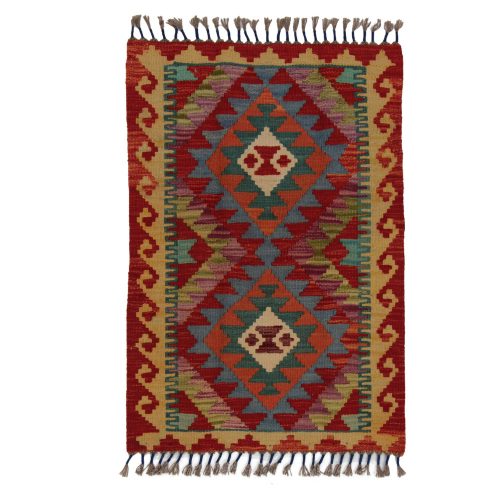 Kilim szőnyeg Chobi 60x88 kézi szövésű afgán gyapjú kilim